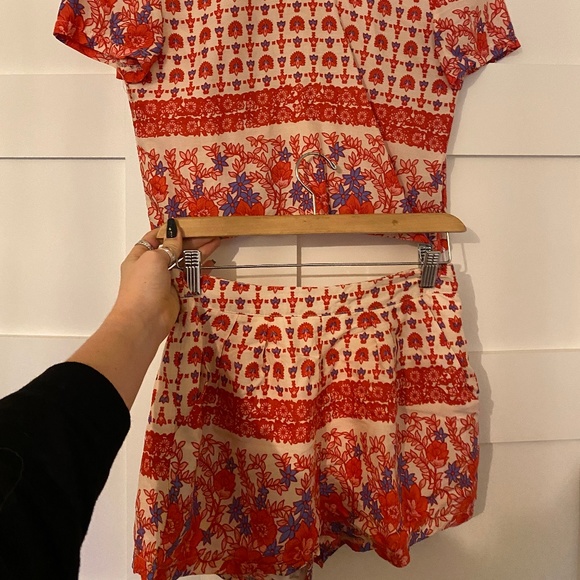 Patterned Two-piece Set - Picture 2 of 2